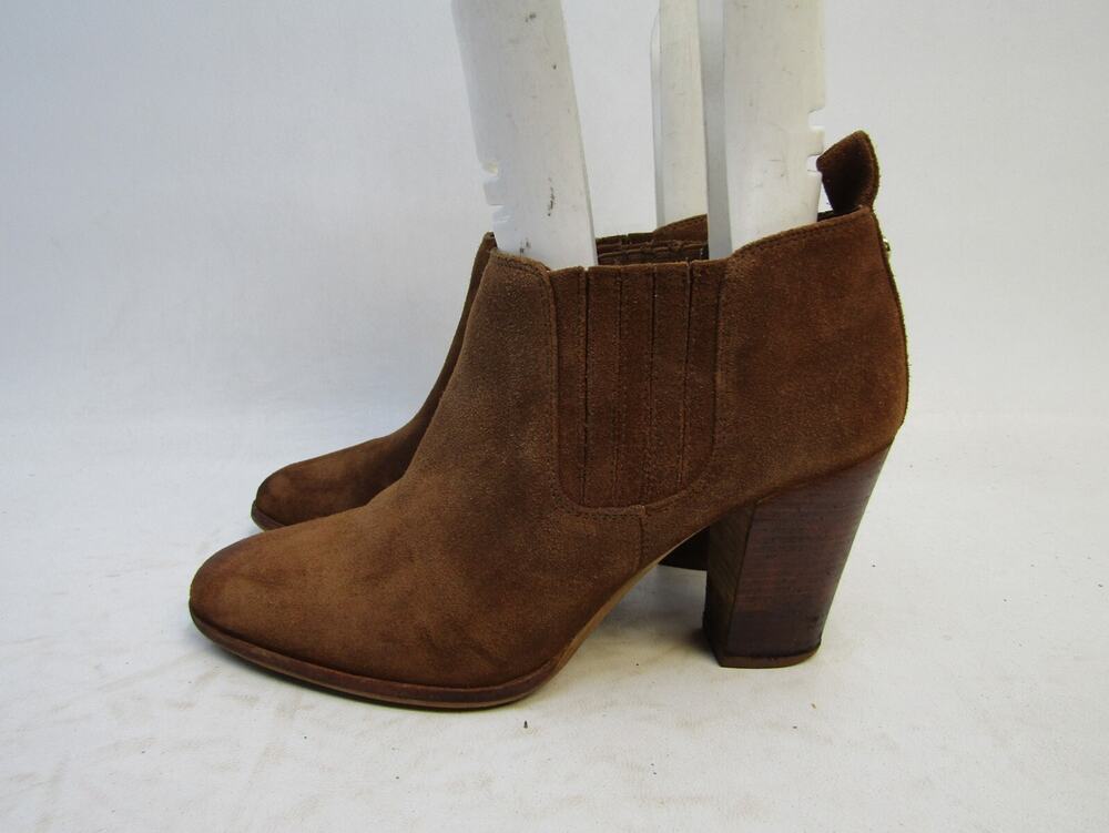 MICHAEL KORS Womens Size 7.5 M Brown Suede Ankle Fashion Boots Bootie
